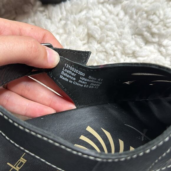 Dansko Black Butterfly Style Cutout Heel Y2K 90s Thick quality Going out Shoe - Picture 10 of 10